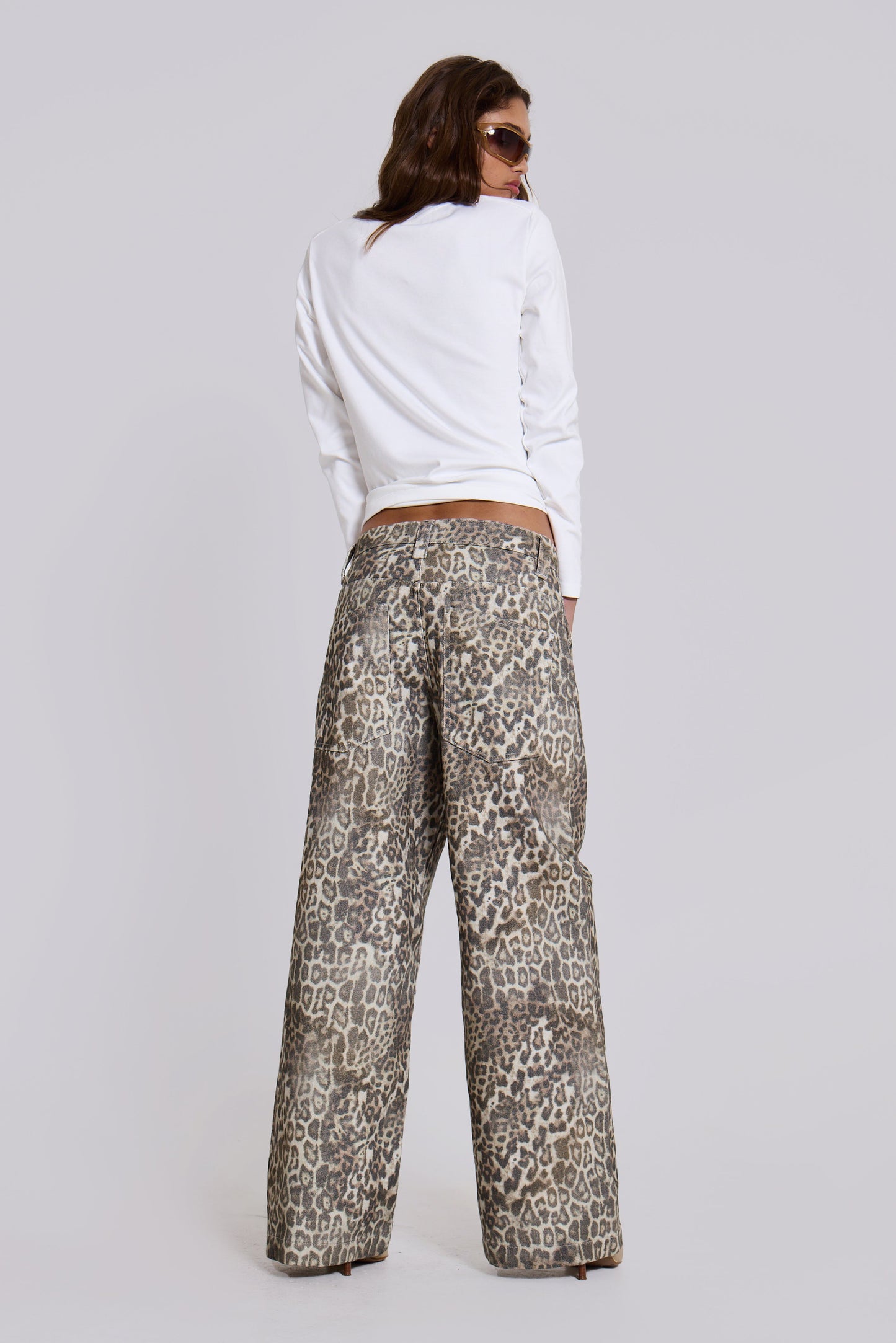 Leopard Fade Jeans